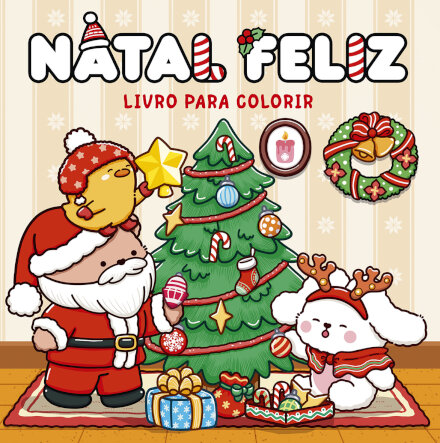 Natal feliz - Livro para colorir