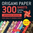 Origami Paper 300 sheets Japanese Designs 4" (10 cm)