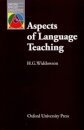 Oxford Applied Linguistics: Aspects of Language Teaching