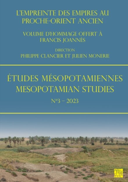 Etudes Mesopotamiennes - Mesopotamian Studies N3 - 2023