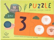 Puzzle Contar - 2 Peças