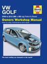 VW Golf Petrol and Diesel (09 - 12) 58 to 62