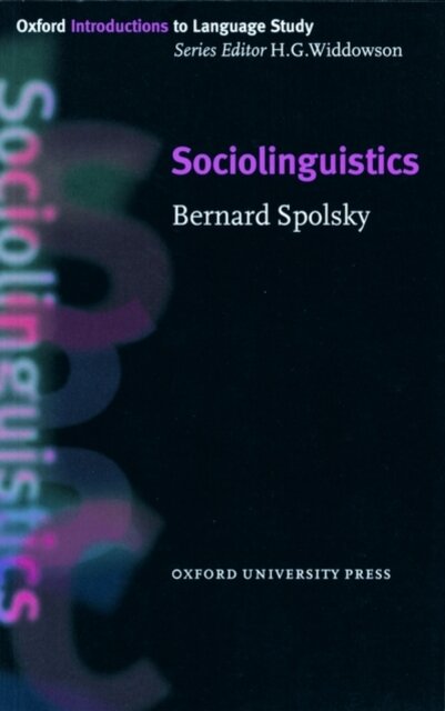 OILS: Sociolinguistics