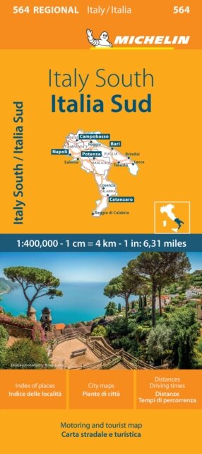 Italy South - Michelin Regional Map 564
