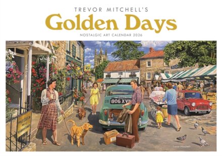 Golden Days Trevor Mitchell A4 Calendar