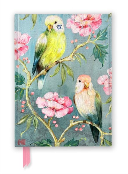Sophie Adde: Two Parakeets (Foiled Journal)