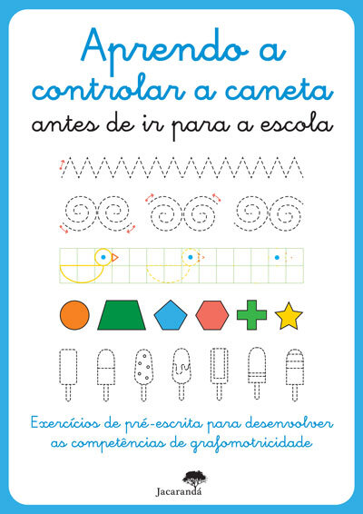 Aprendo A Controlar A Caneta Antes De Ir Para A Escola