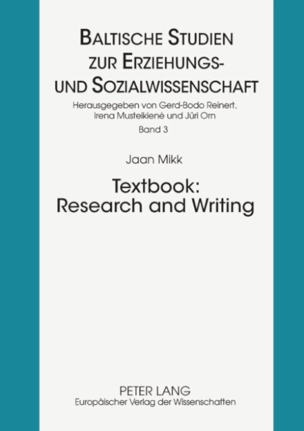 Textbook: Research and Writing
