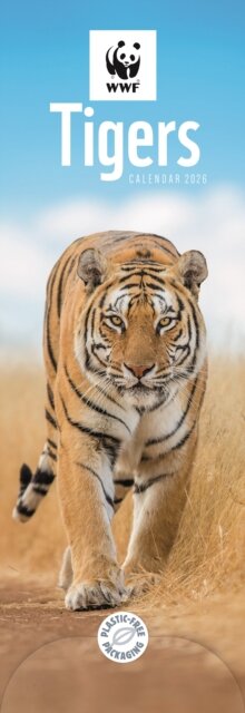 Wwf Tigers Slim Calendar 2026