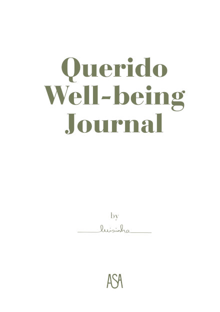 Querido Well-being Journal