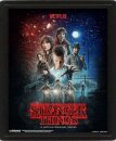Stranger Things (One Sheet) 10 x 8" 3D Lenticular Poster (Framed)