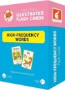 Illustrated High-Frequency Words Flash Cards for Reception, Year 1 and Year 2 - Perfect for Home Learning - with 100 Colourful Illustrations