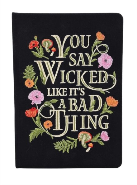 Wicked Embroidered Journal