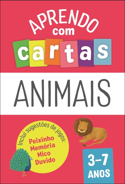 Aprendo com Cartas: Animais 3-7 Anos