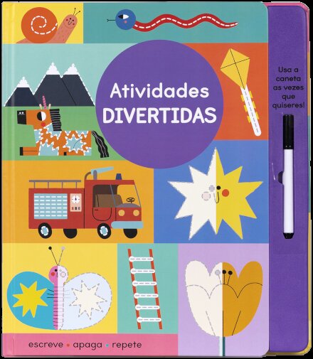 Atividades divertidas - Escreve, apaga, repete