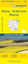 Aisne Ardennes Marne - Michelin Local Map 306