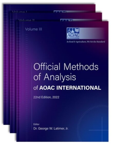 Official Methods of Analysis of AOAC INTERNATIONAL