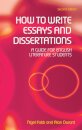 How to Write Essays and Dissertations