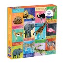 Painted Safari 500 Piece Family Puzzle