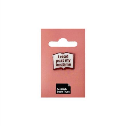 I Read Past My Bedtime Pin Badge