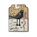 Early Bird Catches the Bookworm Bookmark - Blackbird