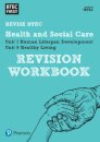 Pearson REVISE BTEC First in Health and Social Care Revision Workbook - for 2026, 2027 exams