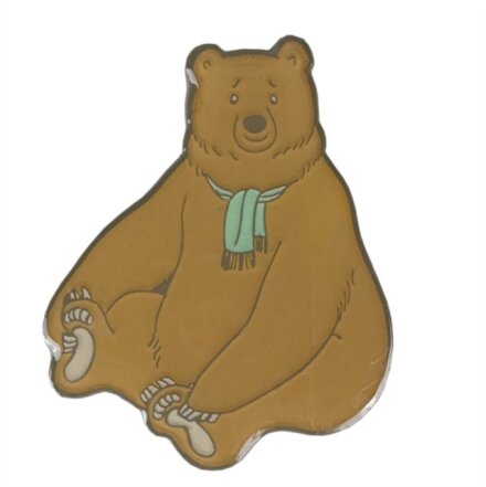 Bear Character Pin Badge