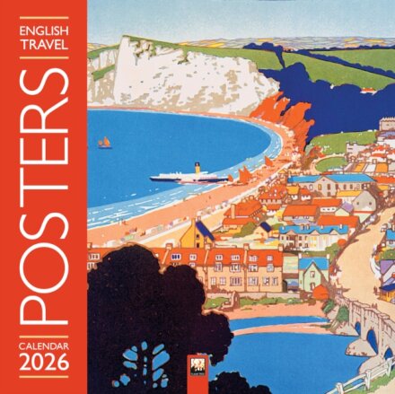 English Travel Posters Wall Calendar 2026 (Art Calendar)