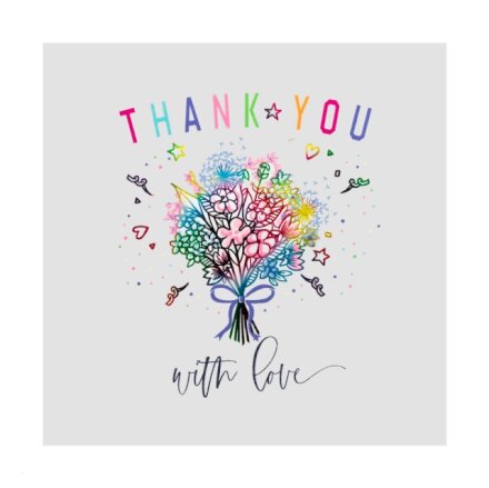 Confetti Celebration Thank You