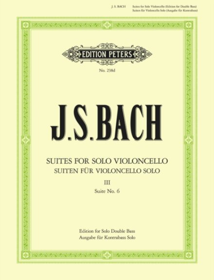 6 Solo Violoncello Suites BWV 1007-1012 Vol.3