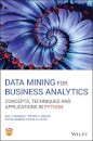 Data Mining for Business Analytics: Concepts, Techniques and Applications in Python