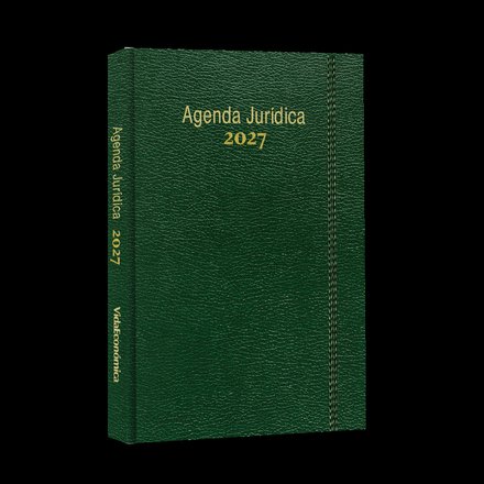 Agenda Jurídica 2027 - edição de bolso Verde texturada