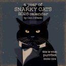 A Year of Snarky Cats 2026 Wall Calendar