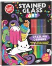 Stained Glass Art: Dazzling Designs (Klutz Activity Book)