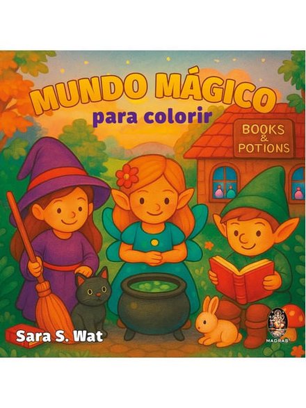 Mundo Mágico Para Colorir