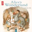 British Library: Alice's Adventures in Wonderland Mini Wall Calendar 2026 (Art Calendar)
