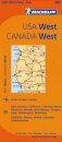 Western USA, Western Canada - Michelin Regional Map 585