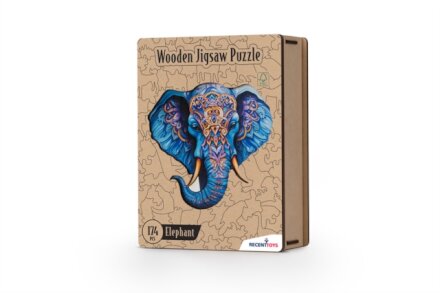 Wooden Puzzle - Elephant