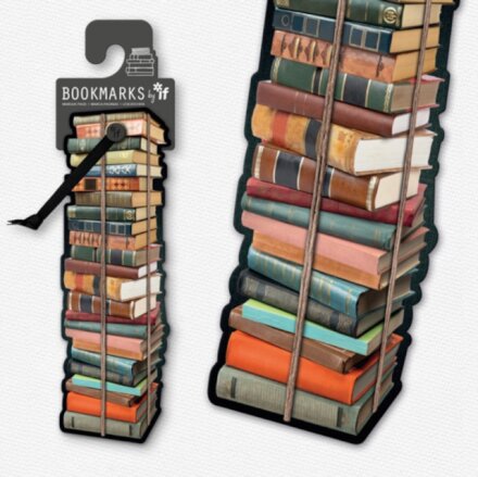 Academia Bookmarks - Pile Of Books