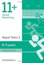 11+ Verbal Reasoning Rapid Tests Book 3: Year 4, Ages 8-9