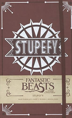 Fantastic Beasts And Where To Find Them: Stupefy Hardcover Ruled Journal