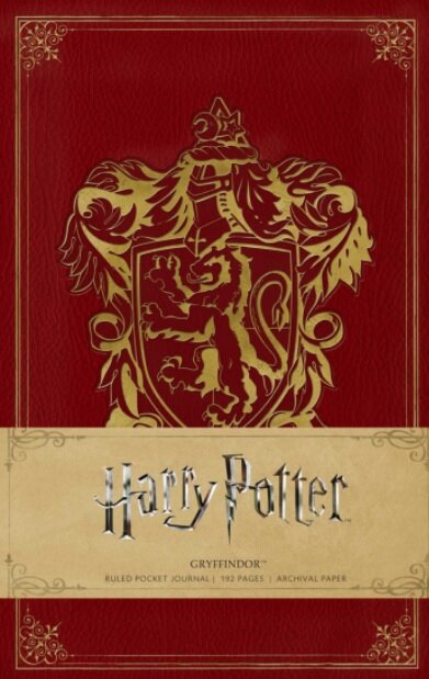 Harry Potter Gryffindor Ruled Pocket Journal