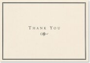 Thank You Notes Black/cream