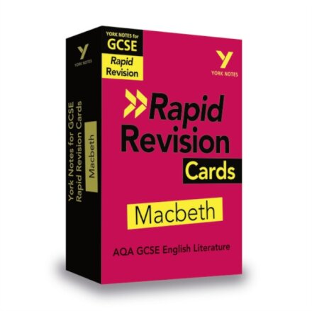 York Notes RAPID AQA GCSE (Revision Cards) Macbeth - for 2026, 2027 exams