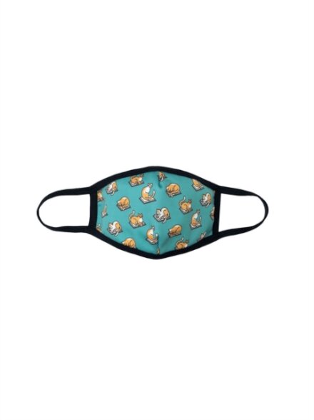 Face Mask - Curl Up with a Book (large adult)