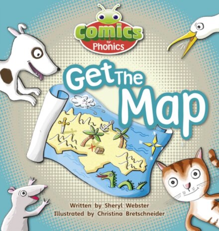 Bug Club Comics for Phonics Reception Phase 2 Set 05 Get the Map!