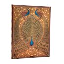 Hafiz’s Peacocks (Sangorski & Sutcliffe) Ultra Unlined Hardcover Journal (Elastic Band Closure)