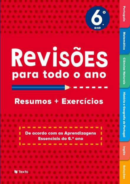 Revisões para todo o ano - Multidisciplinar 6º ano