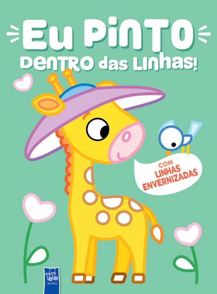 Eu Pinto Dentro Das Linhas - Girafa - Verde