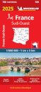 Southwestern France 2025 - Michelin National Map 708